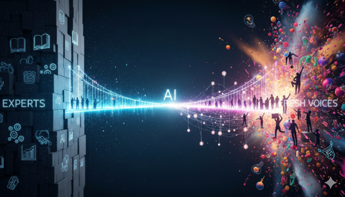 The Creator Divide: Why Fresh Voices Are Solving Problems Experts Miss